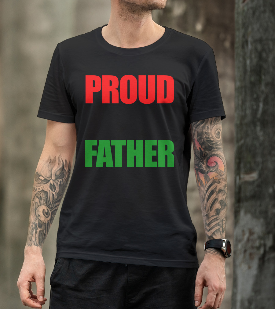PROUD BLACK FATHER T-Shirt