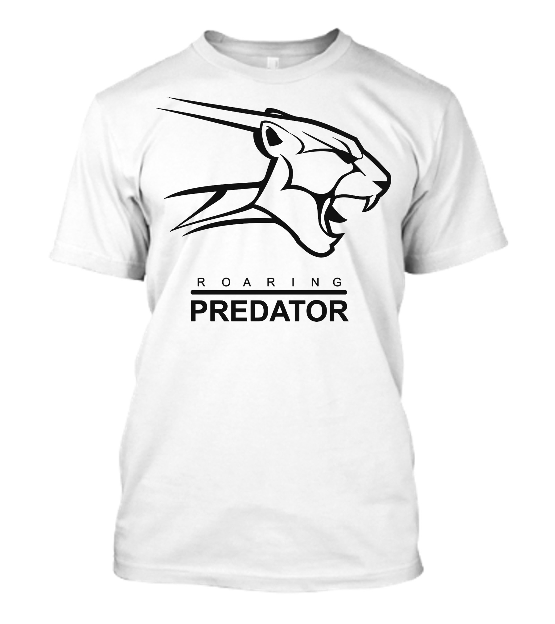Roaring Predator Panther Head T-Shirt