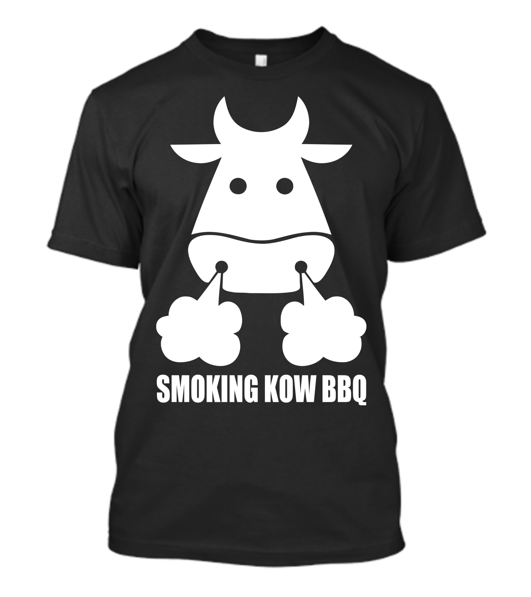 Smoking Kow BBQ Cow With Smoke Puffs T-Shirt