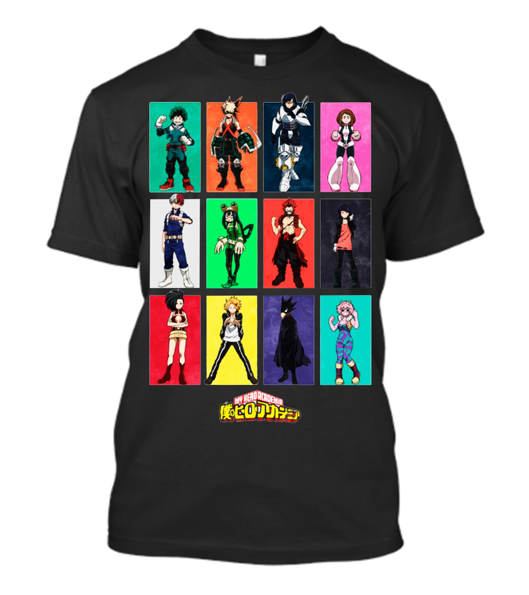 My Hero Academia Squad Hero Anime Characters T-Shirt