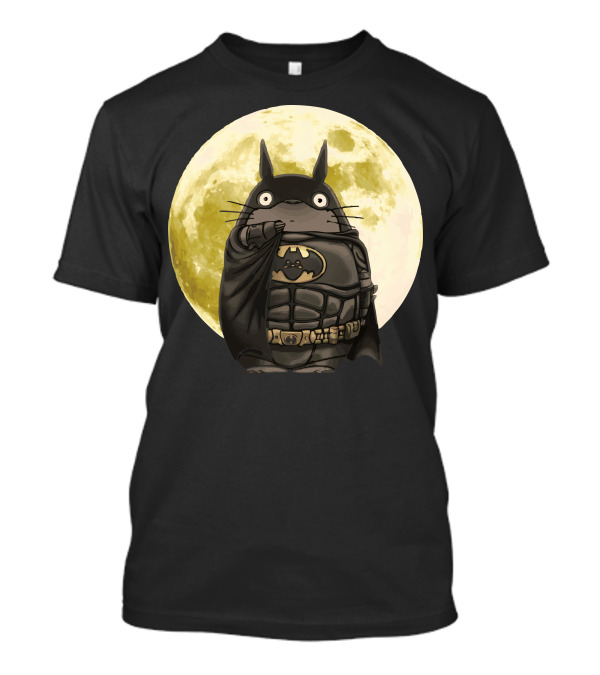 Totoro Batman Moon Crossover T-Shirt