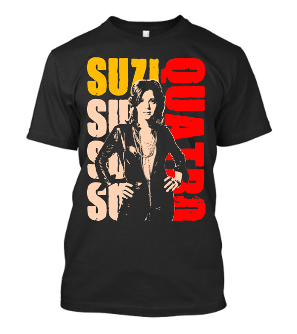 Suzi Quatro 70s Glam Rock Vintage Style Retro T-Shirt
