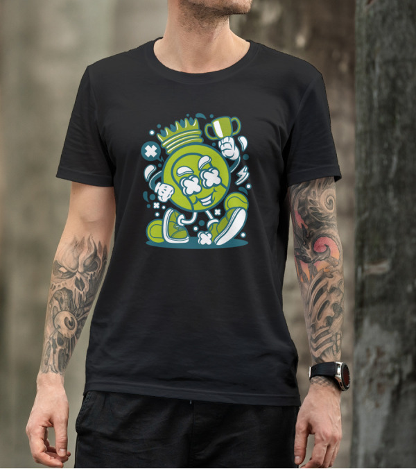 Tennis King Crowned Champion With Trophy T-Shirt