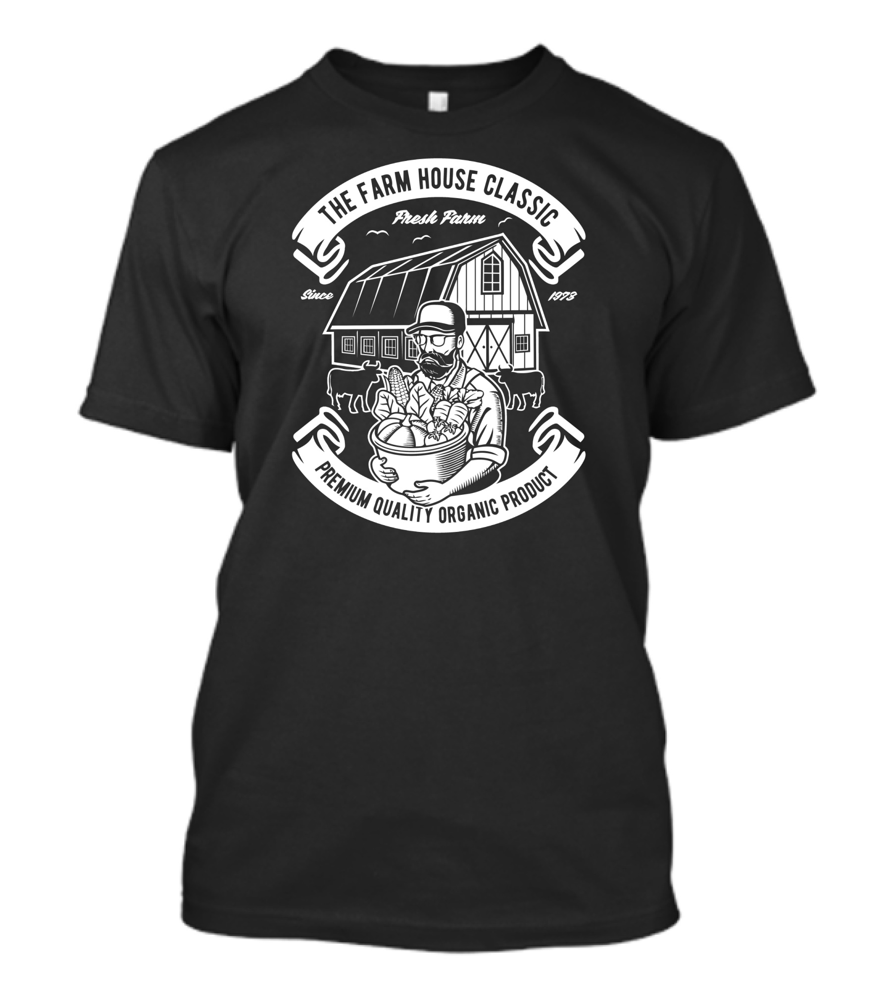 The Farm House Classic Fresh Farm Organic Product Since 1978 T-Shirt