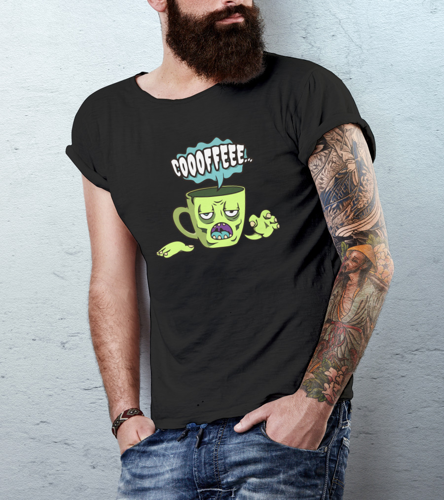 Coooffee Zombie Mug Craving Hilarious Undead Beverage T-Shirt