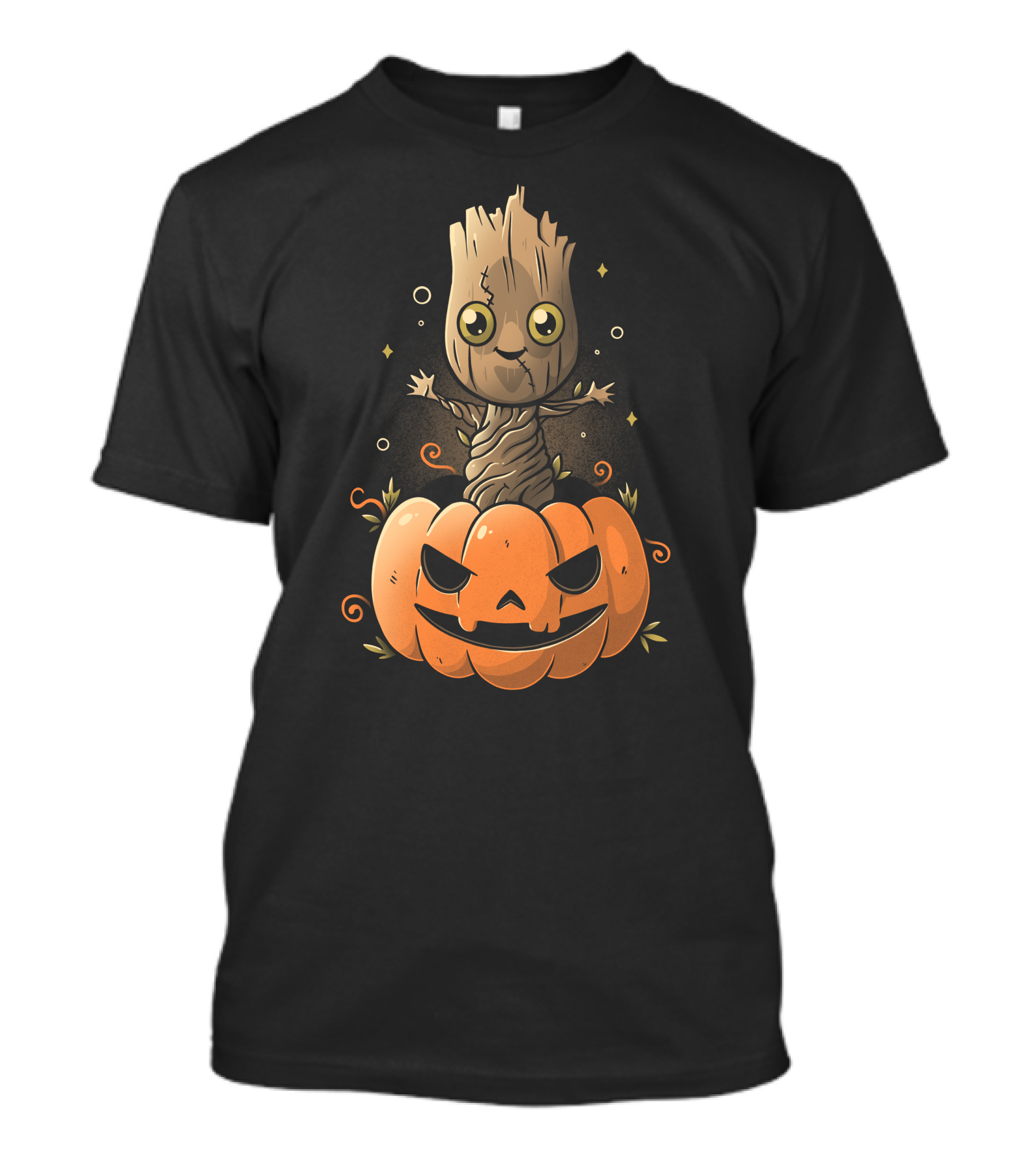Groot Pumpkin Halloween Mashup T-Shirt