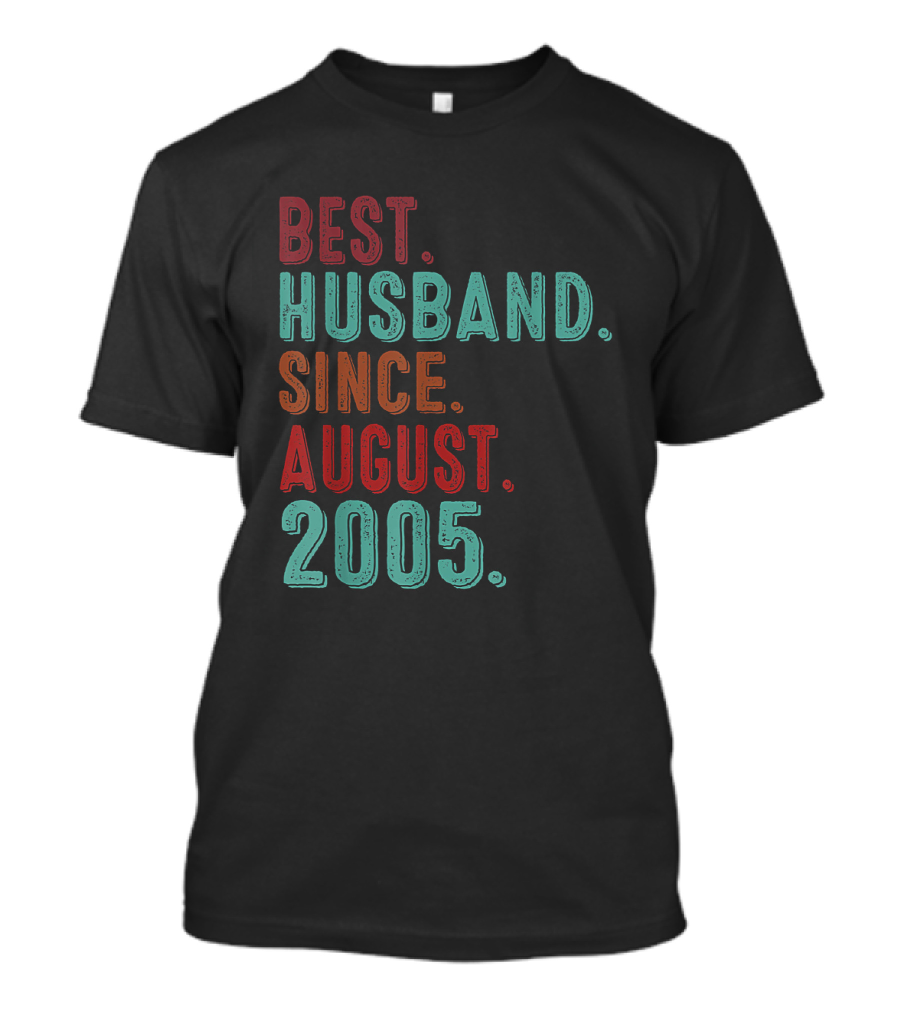 Best Husband Since August 2005 14th Wedding Anniversary T-Shirt