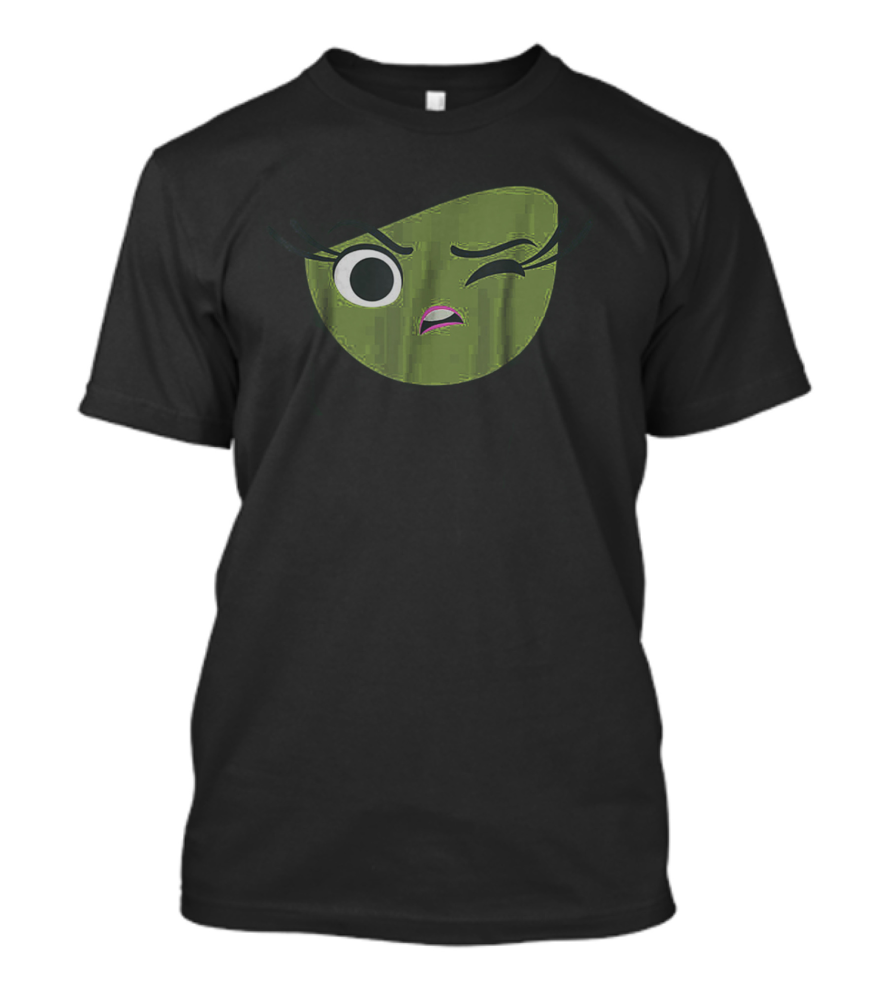 Disney Pixar Inside Out Disgust Character Winking Expression T-Shirt
