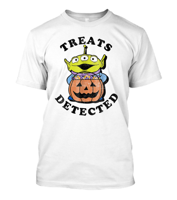 Pixar Toy Story Alien Treats Detected Halloween Pumpkin T-Shirt