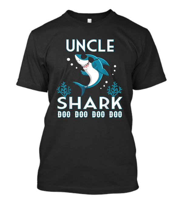 Uncle Shark Doo Doo Doo Sunglasses Fun T-Shirt