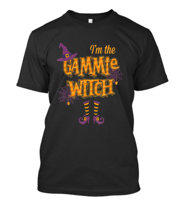 I'm The Gammie Witch With Spiderwebs And Hat T-Shirt