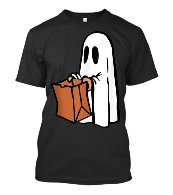 Ghost Trick Or Treat Halloween Bag T-Shirt