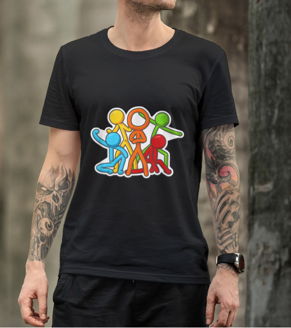 Animator Vs Animation Stick Figures Alan Becker T-Shirt
