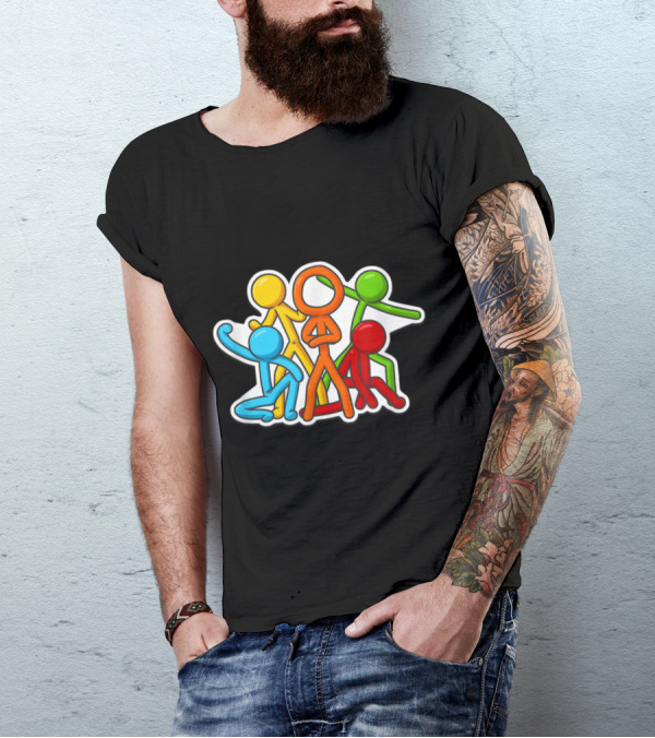 Animator Vs Animation Stick Figures Alan Becker T-Shirt