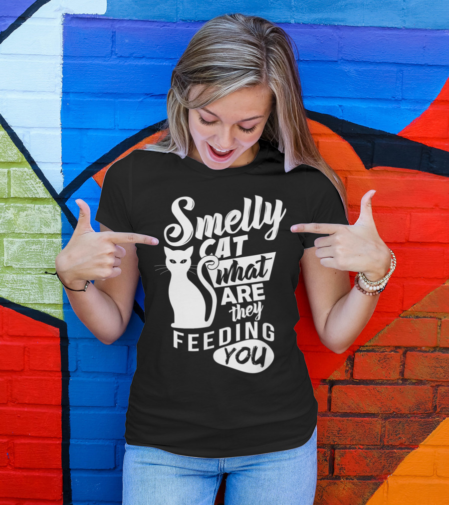 Smelly Cat What Are They Feeding You Friends 90s T-Shirt