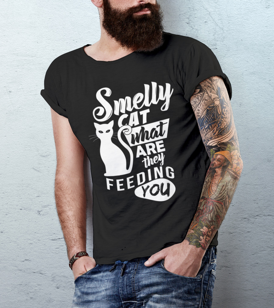 Smelly Cat What Are They Feeding You Friends 90s T-Shirt