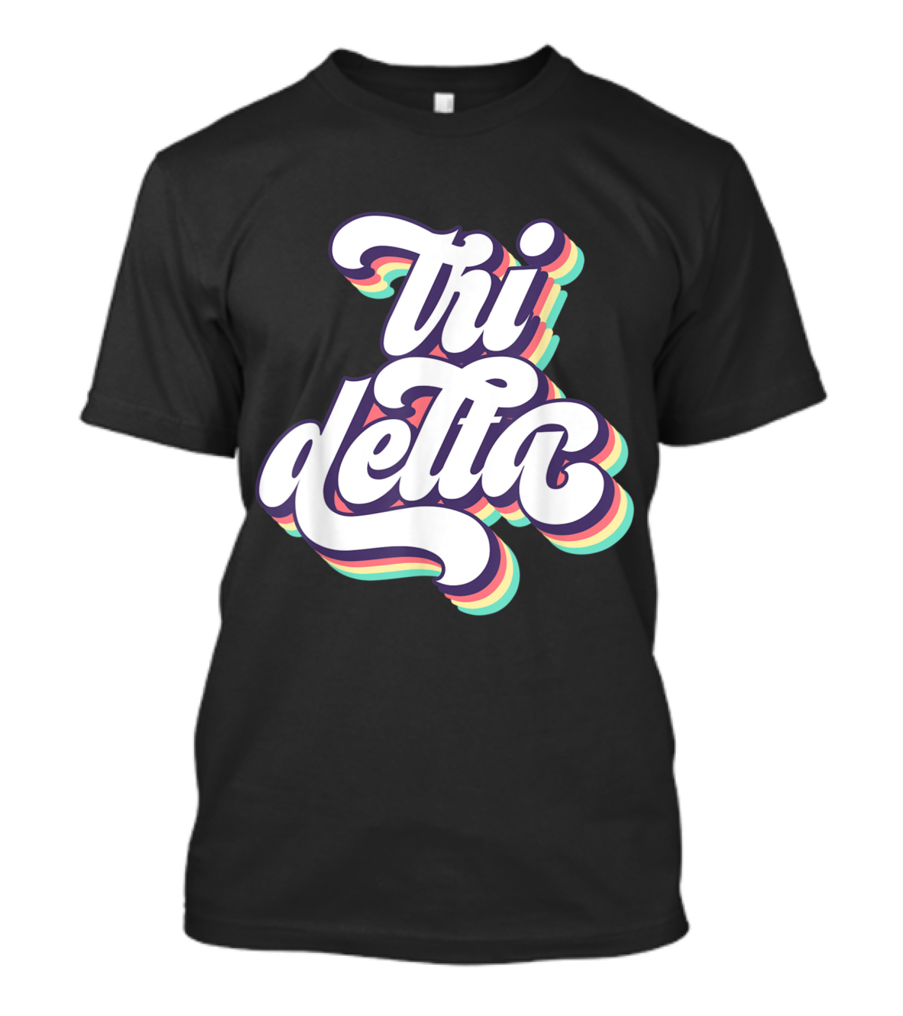 Tri Delta Sorority Retro Greek T-Shirt