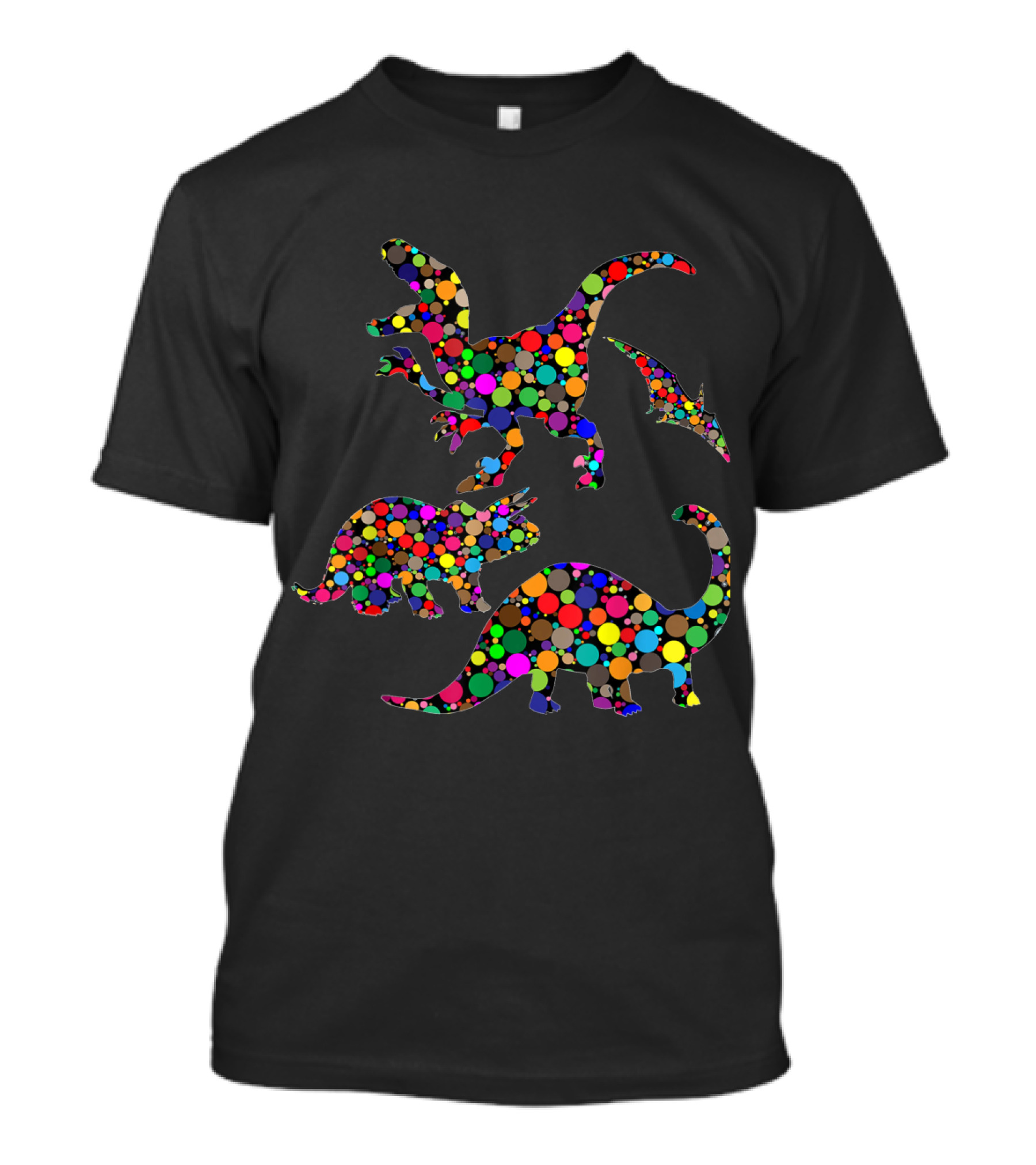 Colourful Dinosaur International Dot Day T-Shirt