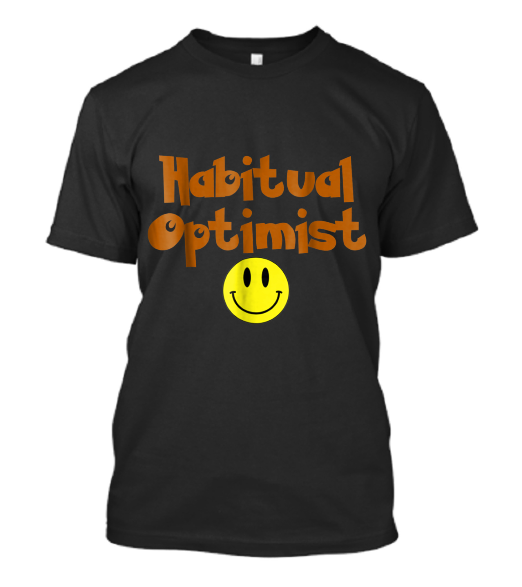 Habitual Optimist Smiley Emoji T-Shirt