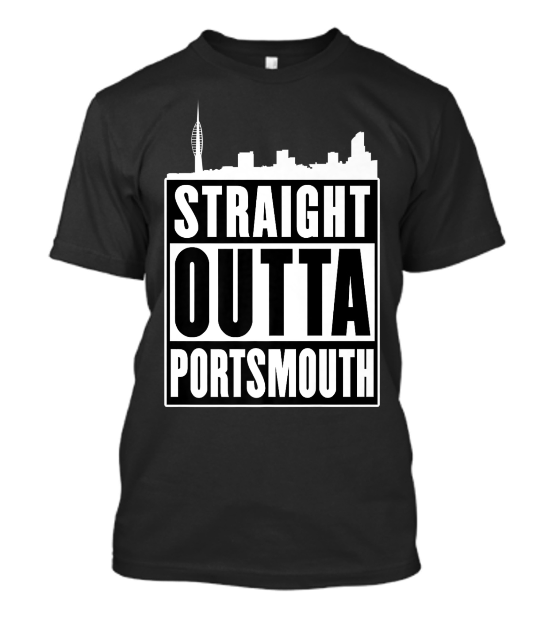 STRAIGHT OUTTA PORTSMOUTH SKYLINE T-Shirt