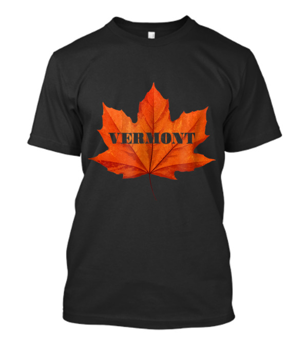 Vermont Maple Leaf Autumn Foliage T-Shirt