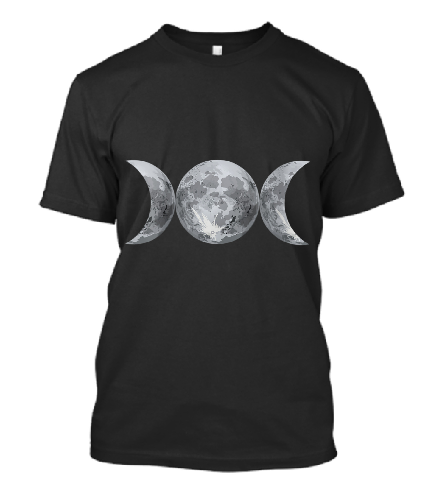 Triple Moon Goddess Symbol Wiccan Witch Occult T-Shirt
