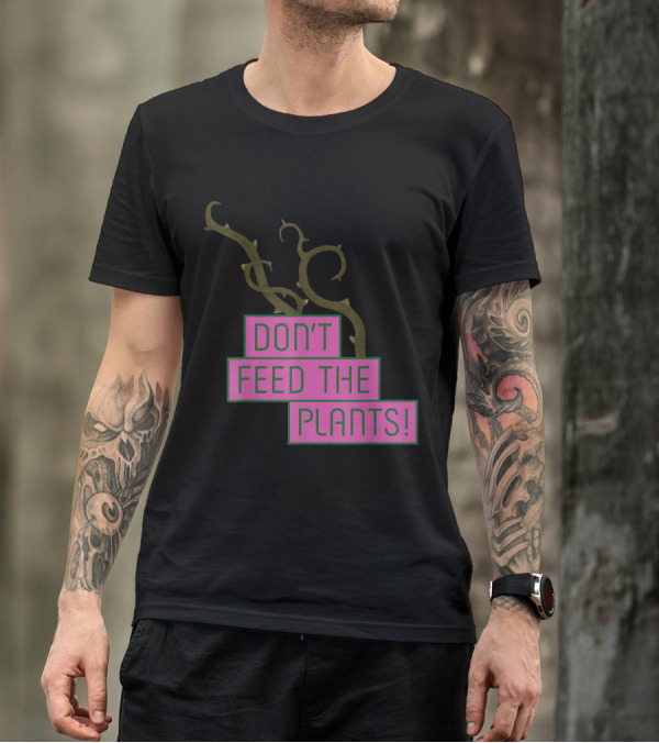 Little Shop Of Horrors Don't Feed The Plants Warning T-Shirt