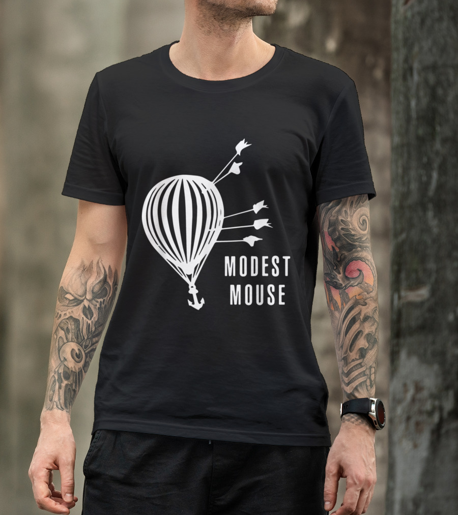 Modest Mouse Good News Before The Ship Balloon Anchor T-Shirt