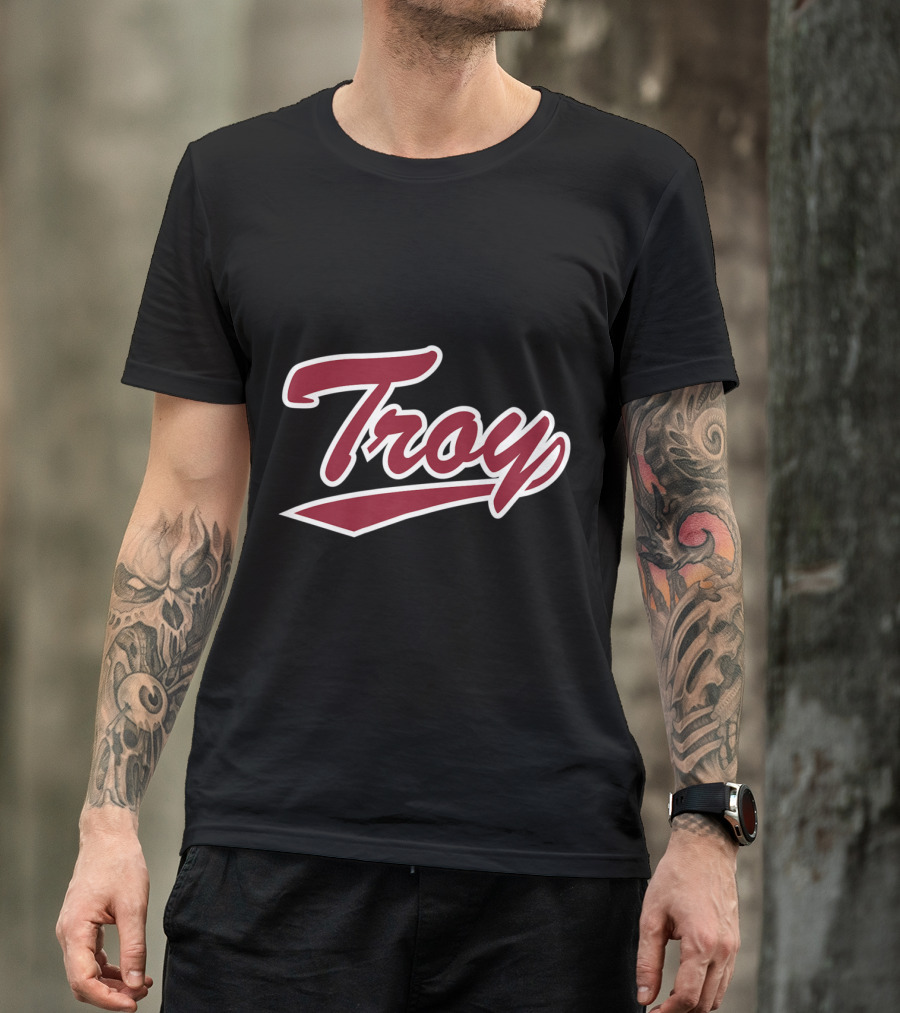 Troy University Trojans NCAA Vintage Script T-Shirt