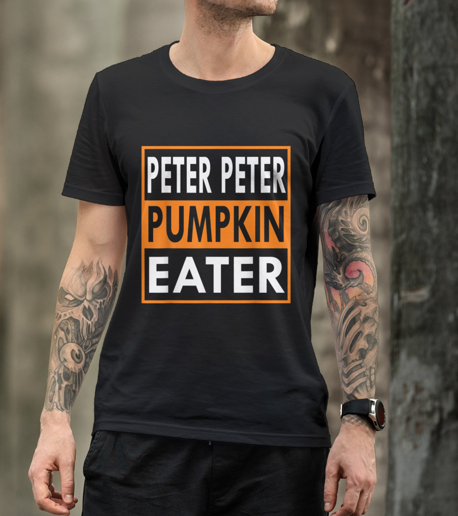 Peter Peter Pumpkin Eater Matching Couple Halloween T-Shirt