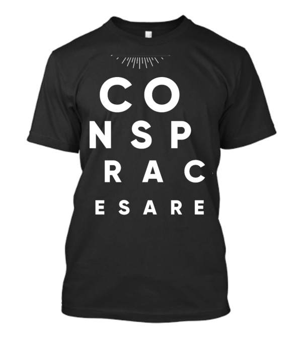 Shane Dawson All Seeing Eye Conspiracy Eye Chart T-Shirt