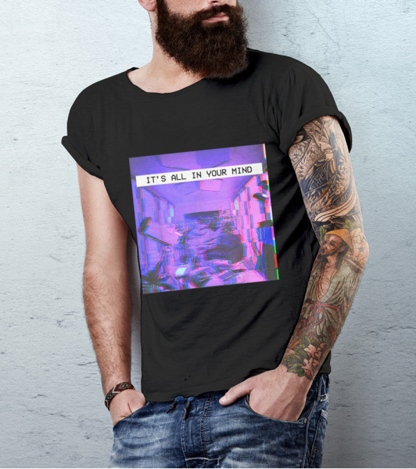 Vaporwave Aesthetic Style Emotional Dream It's All In Your Mind T-Shirt