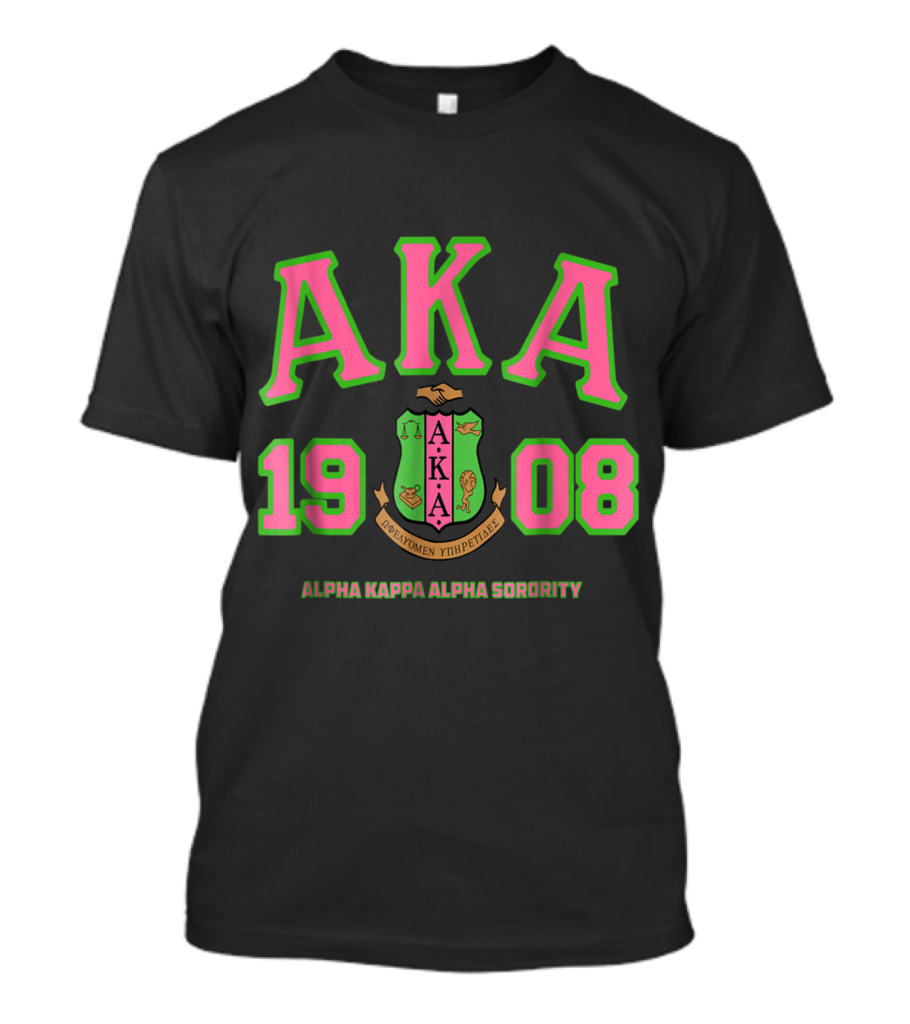 AKA 1908 Alpha Kappa Alpha Sorority Crest T-Shirt