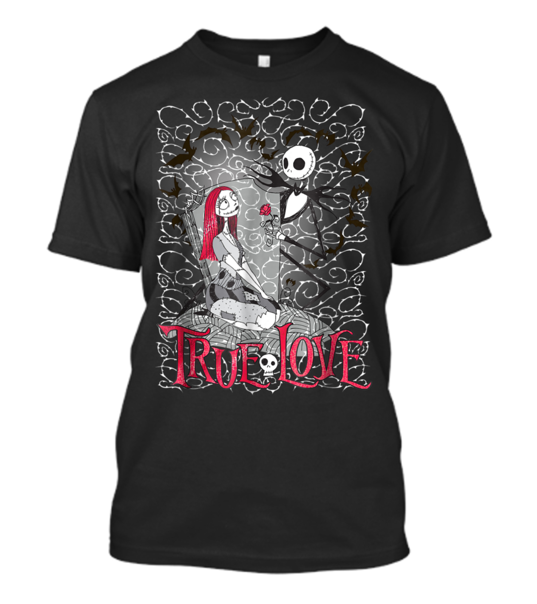Disney Nightmare Before Christmas Jack And Sally True Love T-Shirt