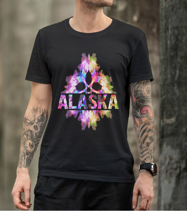 Alaska Souvenir Best Home State AK Proud Roots Colorful T-Shirt
