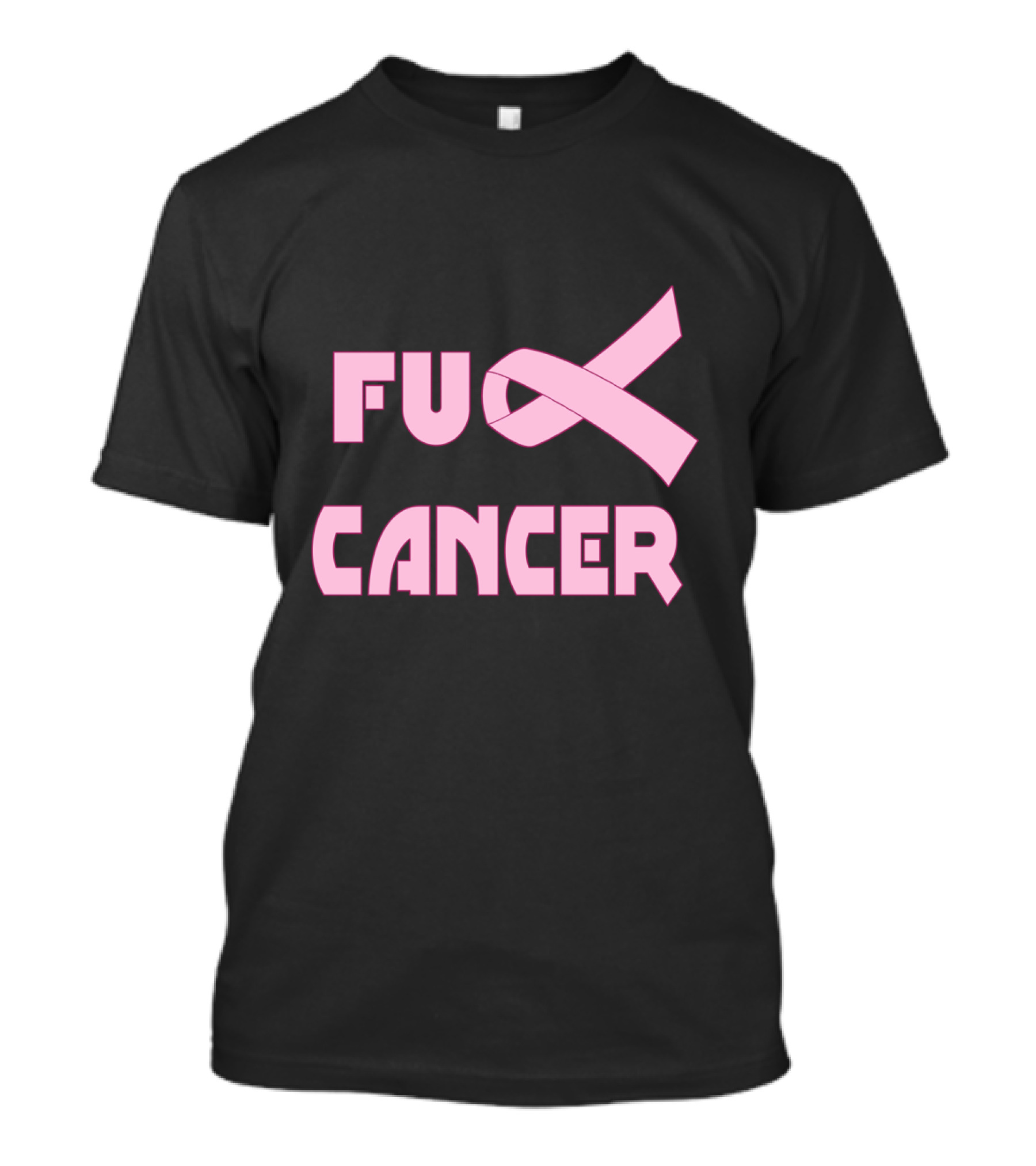 FU CANCER Pink T-Shirt
