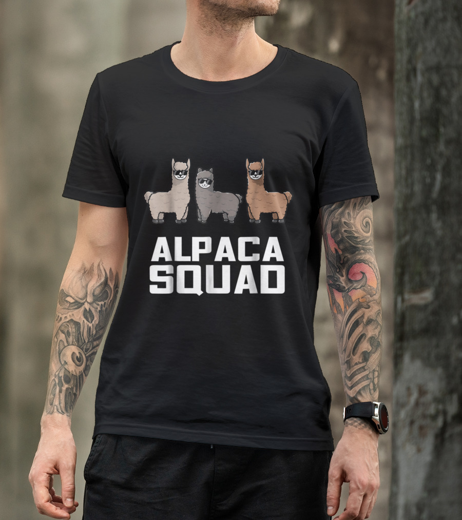 Alpaca Squad Funny Alpaca Lovers T-Shirt
