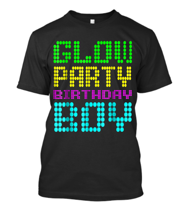 Glow Party Neon Birthday Boy T-Shirt