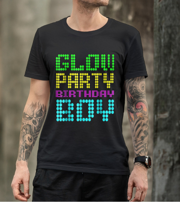Glow Party Neon Birthday Boy T-Shirt