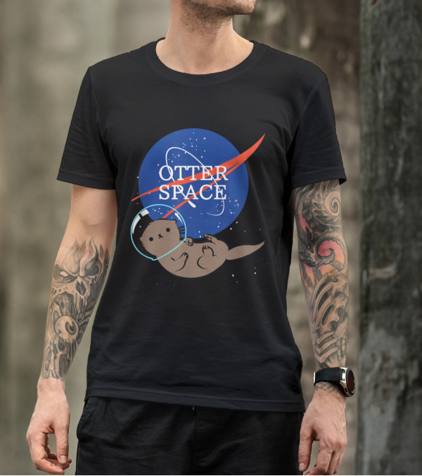 Harry Otter Space Hype Bestseller Otter Space NASA T-Shirt