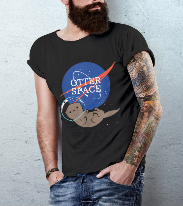Harry Otter Space Hype Bestseller Otter Space NASA T-Shirt