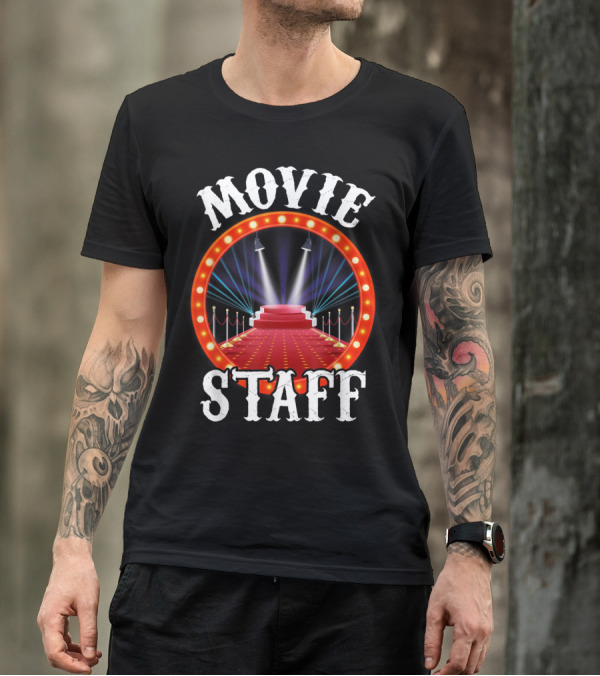 Movie Staff Movie Night Movie Party Movie Birthday T-Shirt