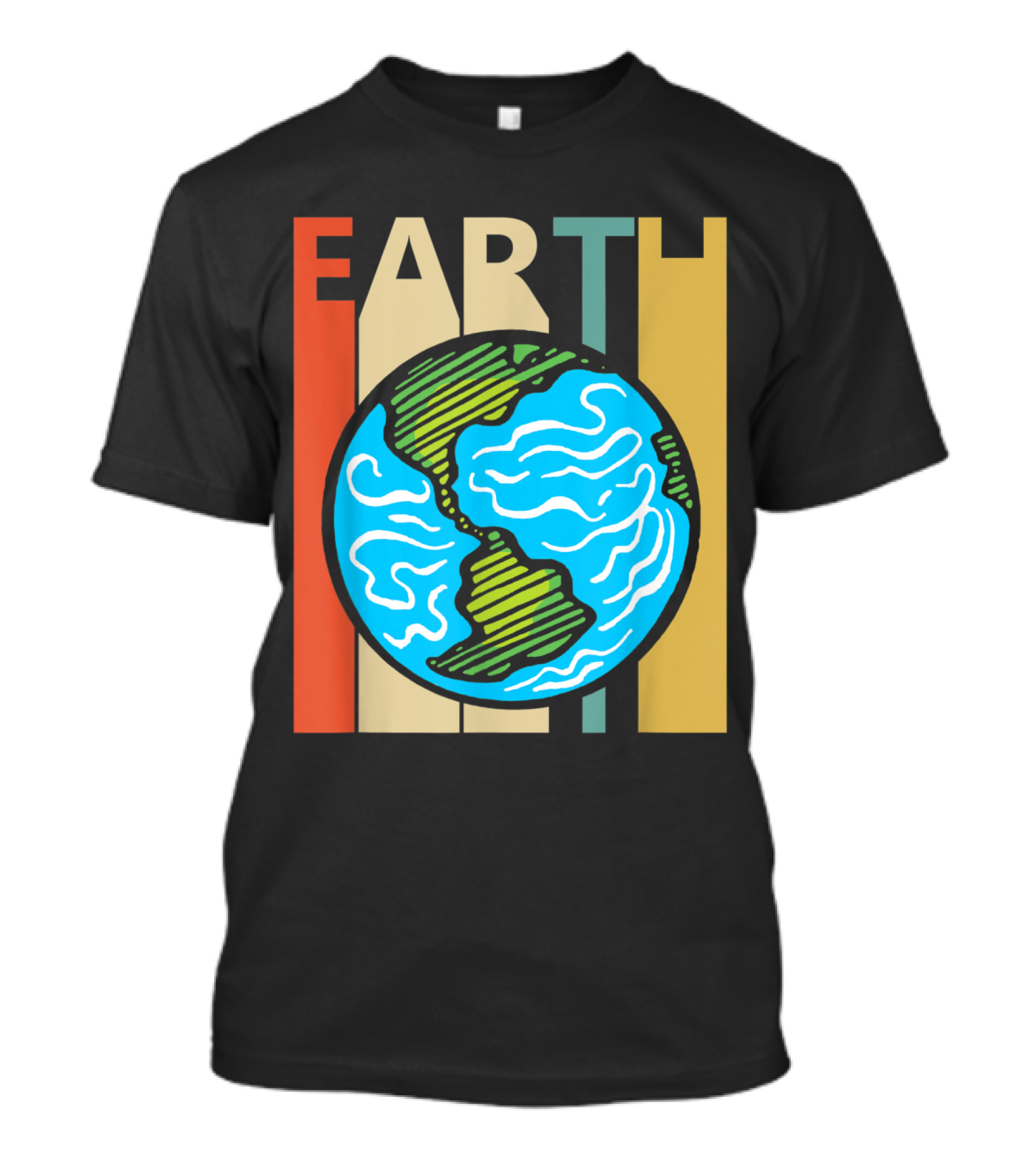 Vintage Planet Earth Retro Earth Science T-Shirt