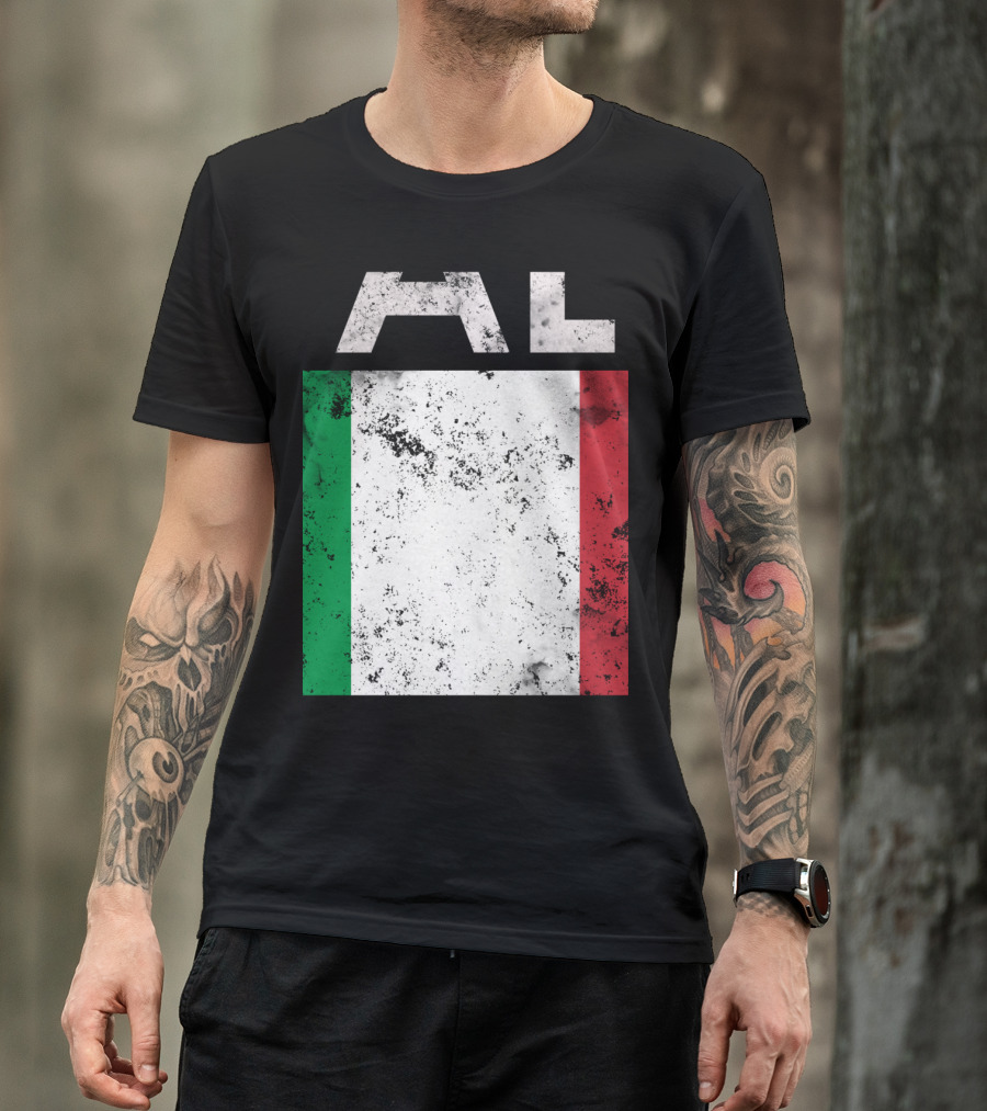 Vintage Italian Flag Pride AL T-Shirt