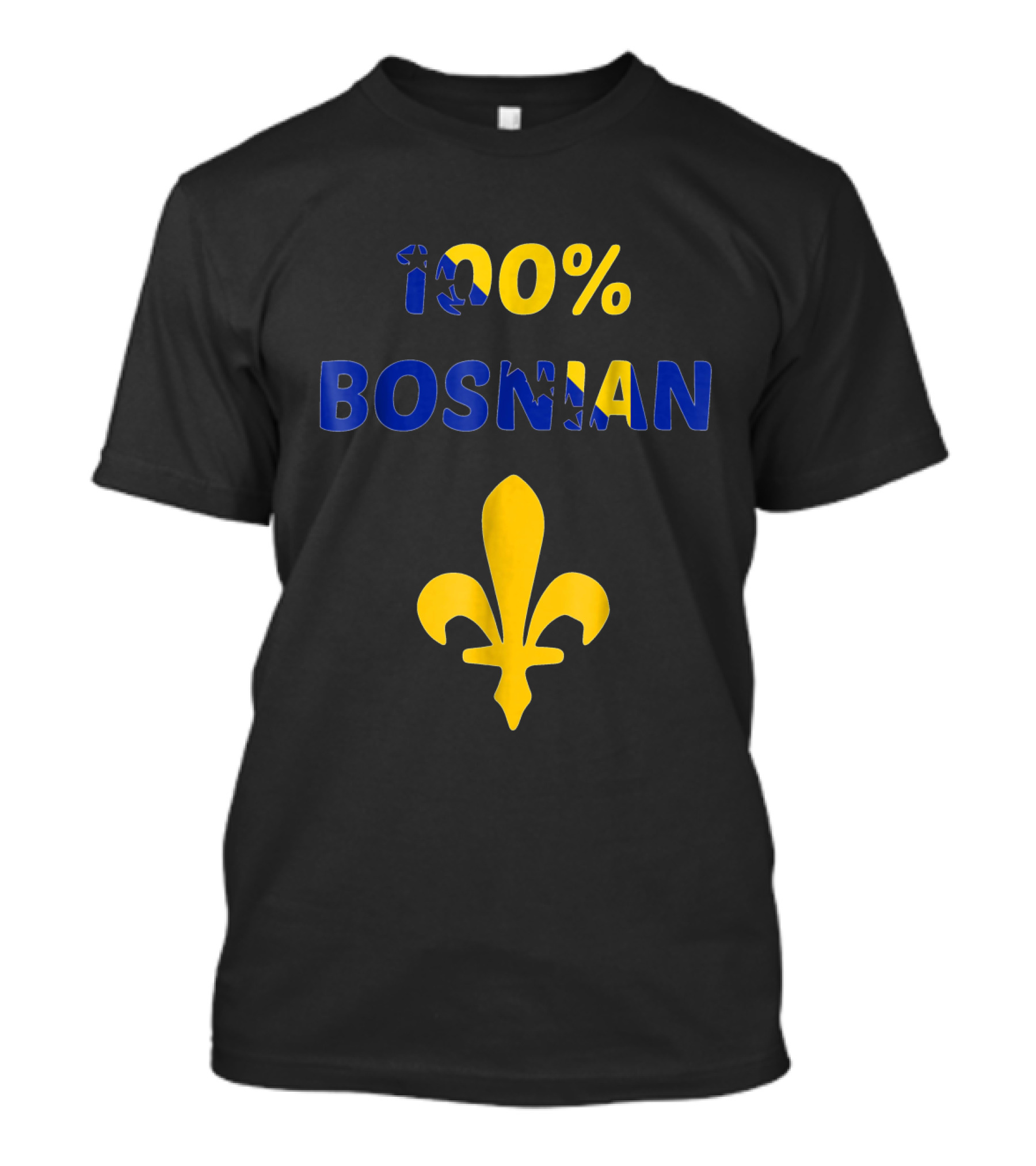 100 Percent Bosnian Golden Lily Flower Icon T-Shirt