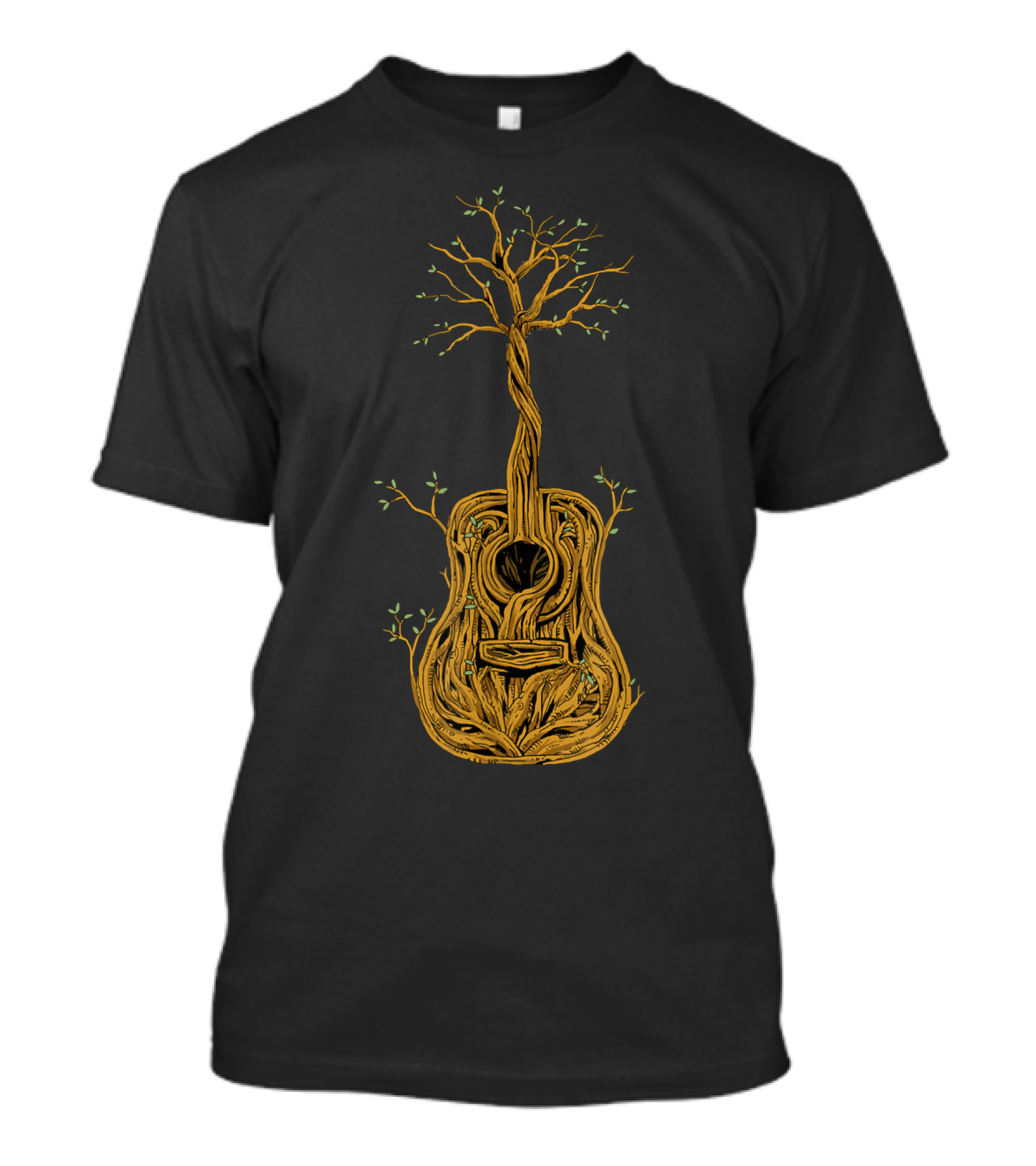 Tree Of Life Nature Acoustic Guitar Guitarist T-Shirt