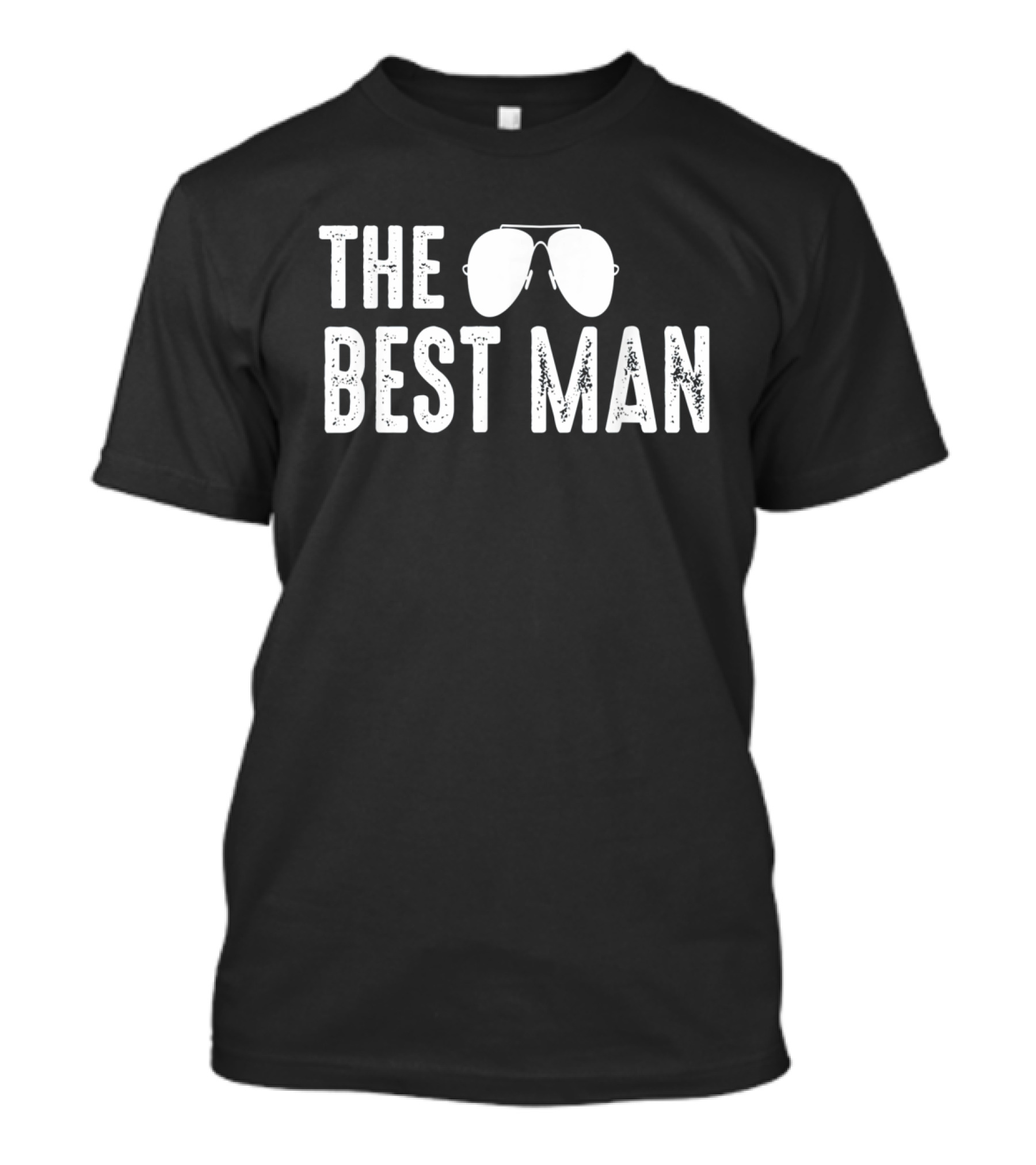 The Best Man Cool Shades Funny Bachelor Party T-Shirt
