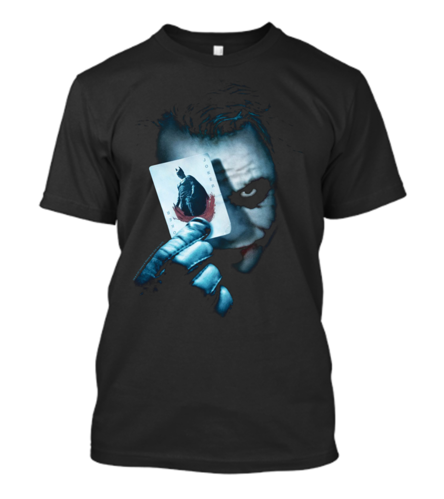 Batman Dark Knight Joker Card Image Longsleeve T-Shirt