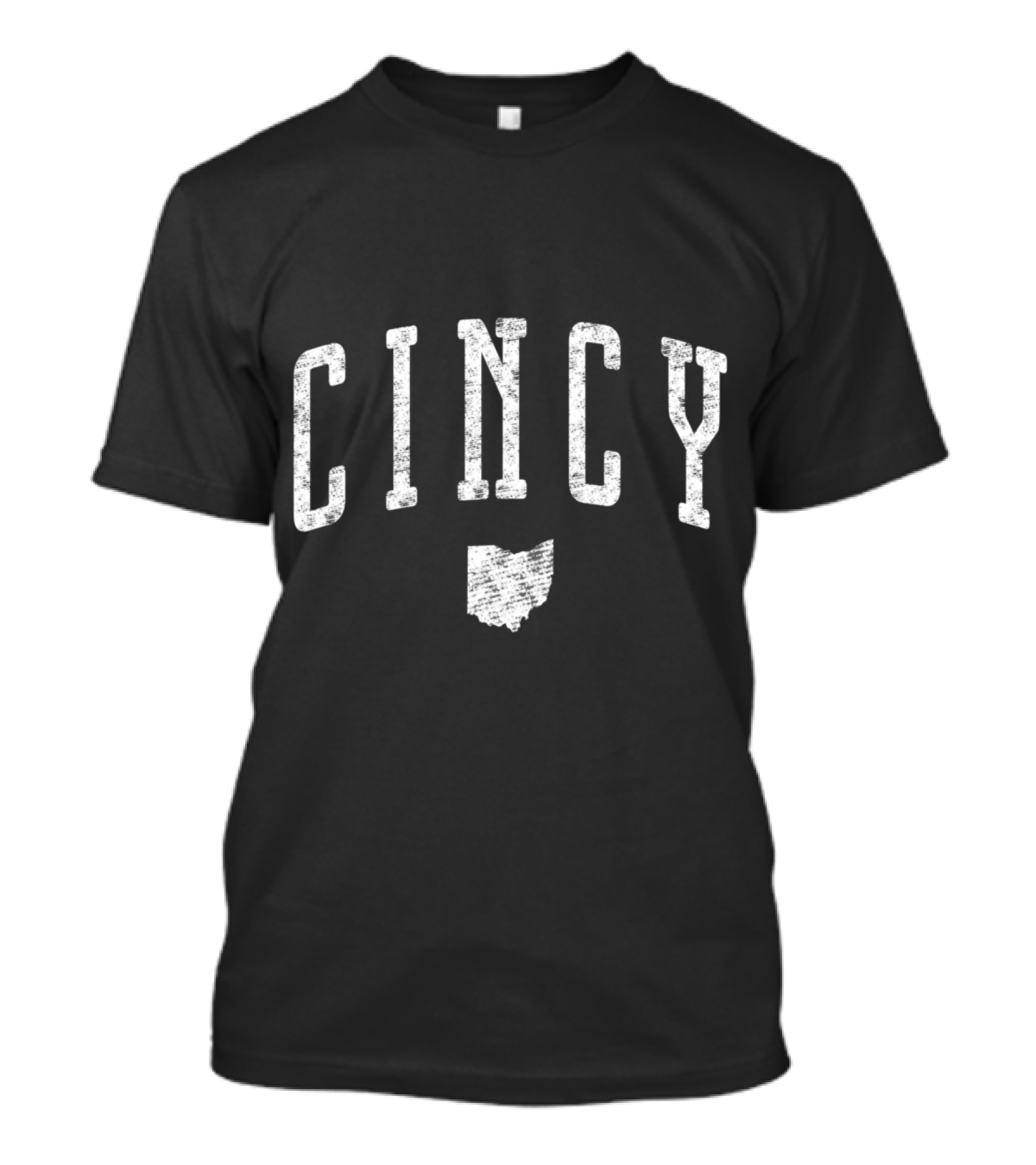 Cincy Ohio Vintage City Retro State Outline T-Shirt