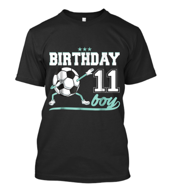 Soccer Birthday 11 Boy Dabbing T-Shirt